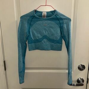 Blue Gymshark Long Sleeve Top